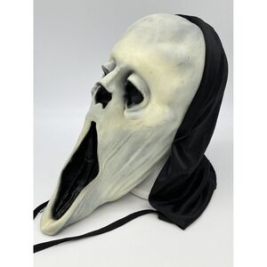 Paper Magic Group Halloween Scream Mask Vintage 2003 Hooded Skull Ghoul Adult
